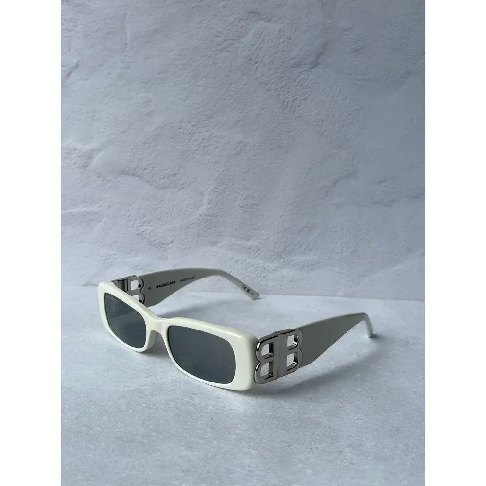 NEW Balenciaga BB0096S Dynasty Sunglasses in White